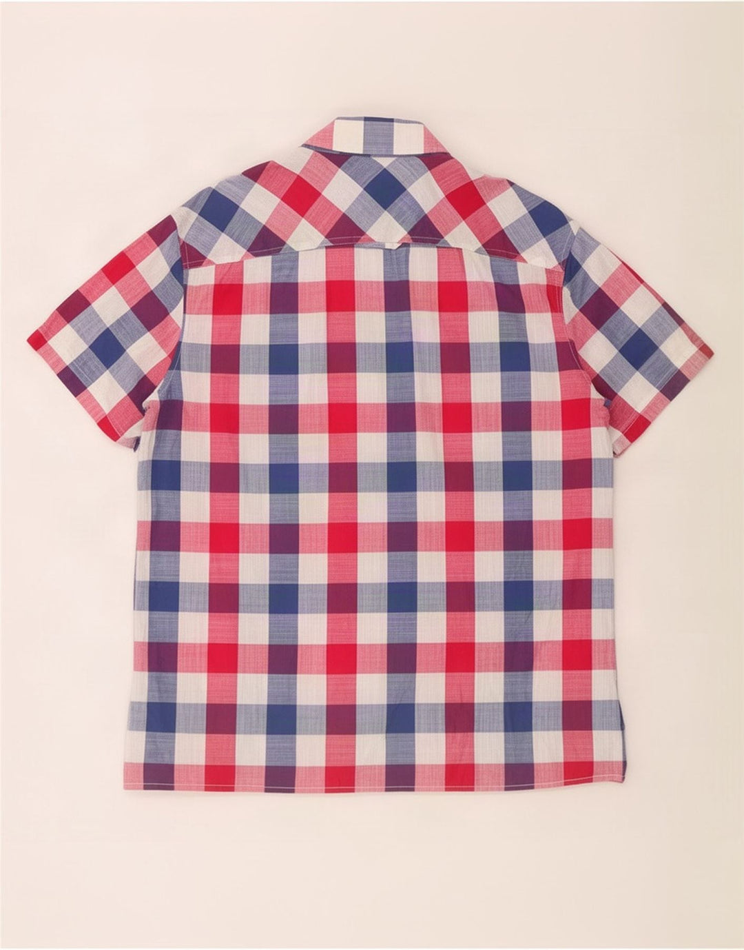Joules Chemise à manches courtes pour homme Coupe classique Grand vichy multicolore