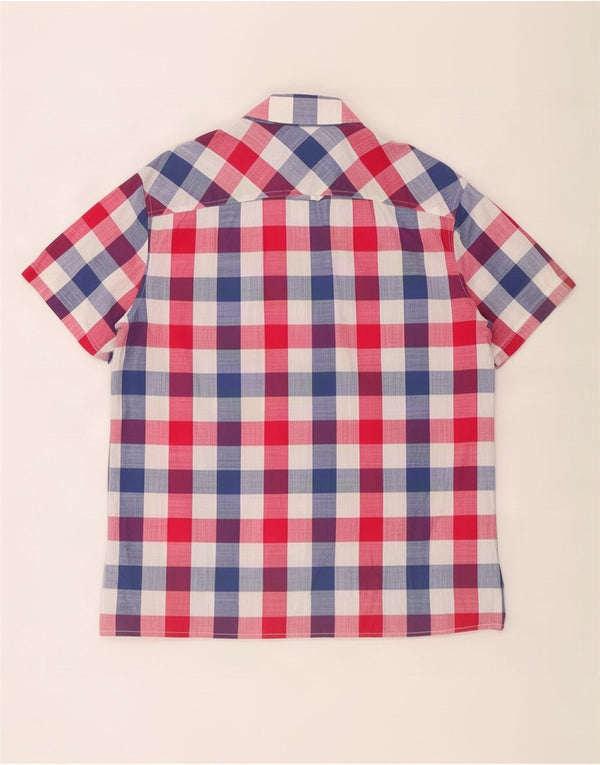 Joules Chemise à manches courtes pour homme Coupe classique Grand vichy multicolore