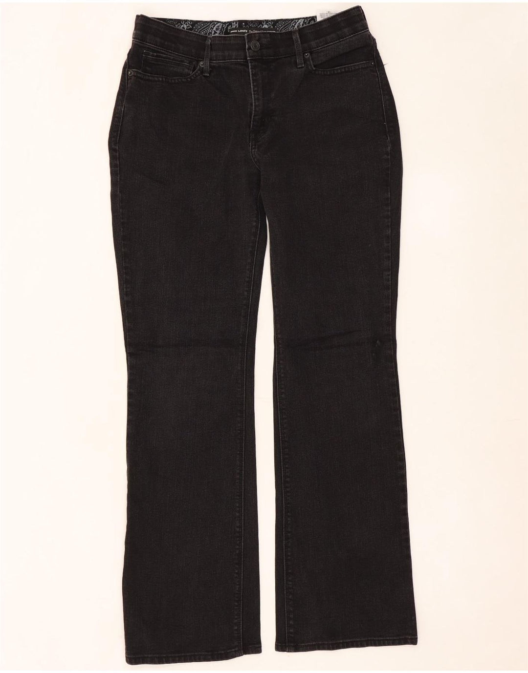 LEVI'S Jean bootcut 525 pour femme US 10 Large W30 L30 Noir