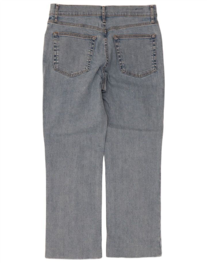 Jean droit femme ZARA EU 40 moyen W30 L26 coton bleu