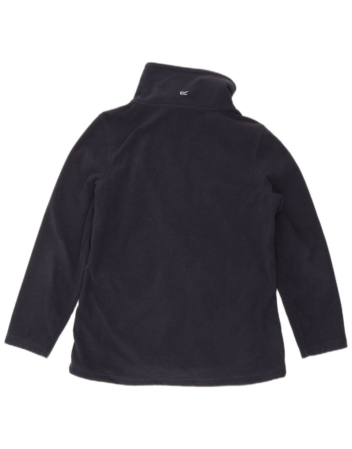 REGATTA Womens Fleece Jacket UK 16 Large  Navy Blue