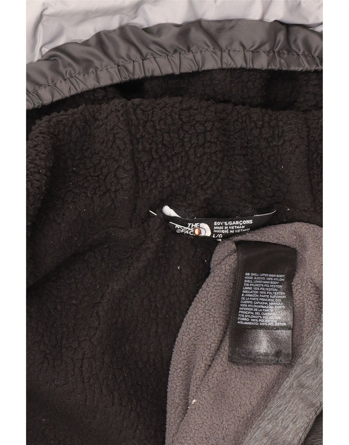 THE NORTH FACE Boys Windbreaker Jacket 11-12 Years Large Grey Colourblock