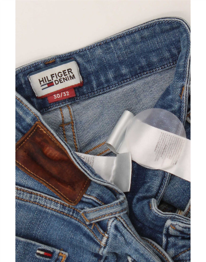 Tommy Hilfiger Jean Slim Homme W30 L32 Bleu Coton