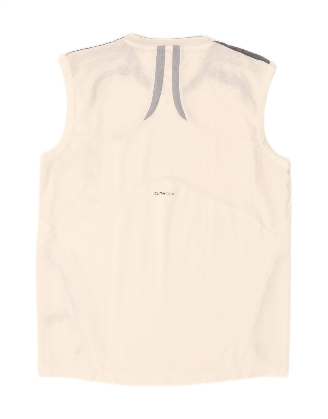 Adidas Hommes Climalite Débardeur Grand Blanc Colorblock Polyester
