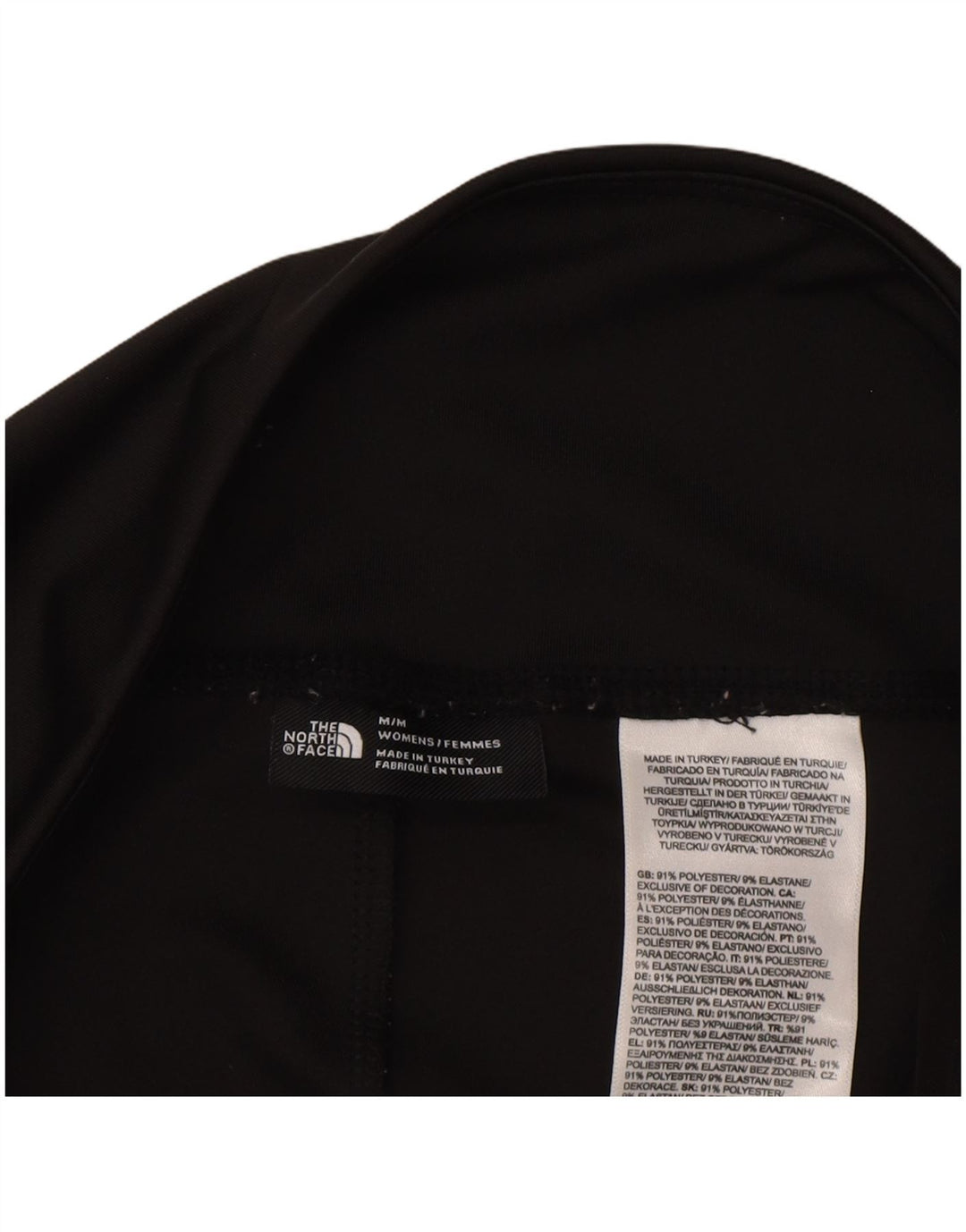 The North Face Leggings Femme UK 12 Polyester Colorblock Gris Moyen