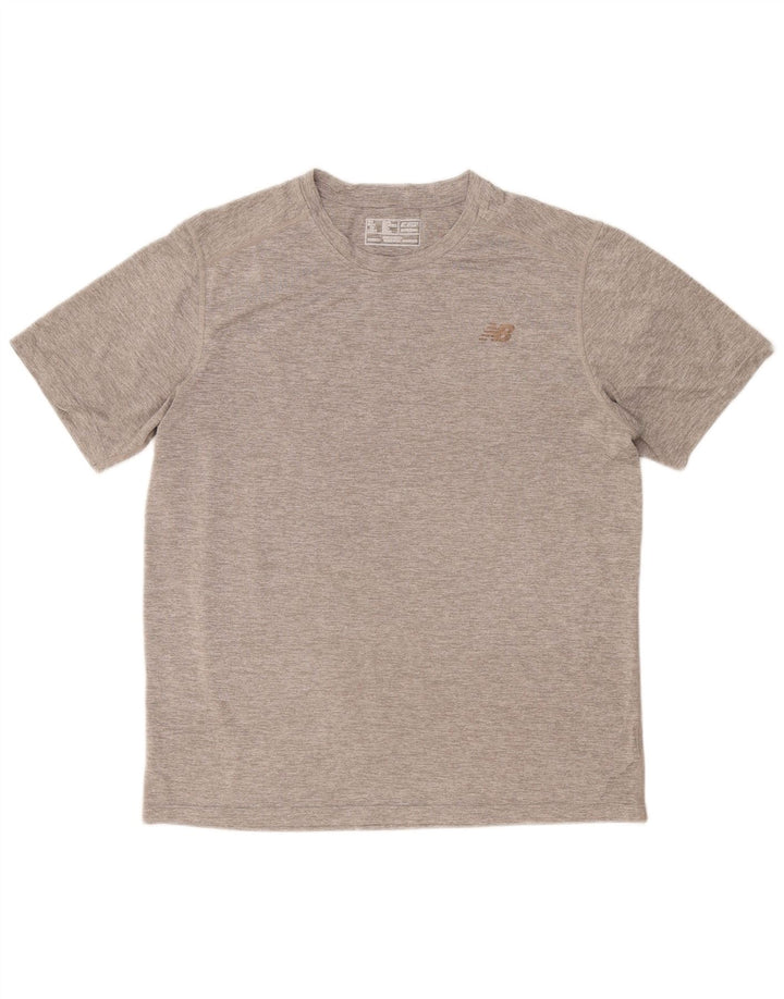 New Balance T-Shirt Homme Haut Large Gris Moucheté