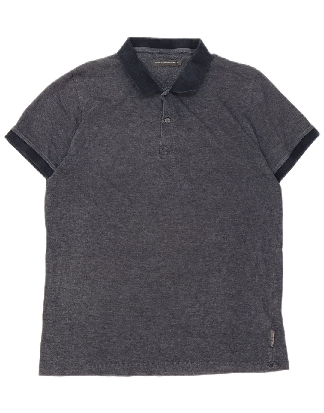 French Connection Polo Homme XL Gris Coton