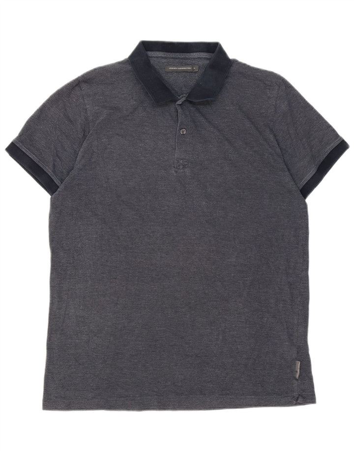 French Connection Polo Homme XL Gris Coton