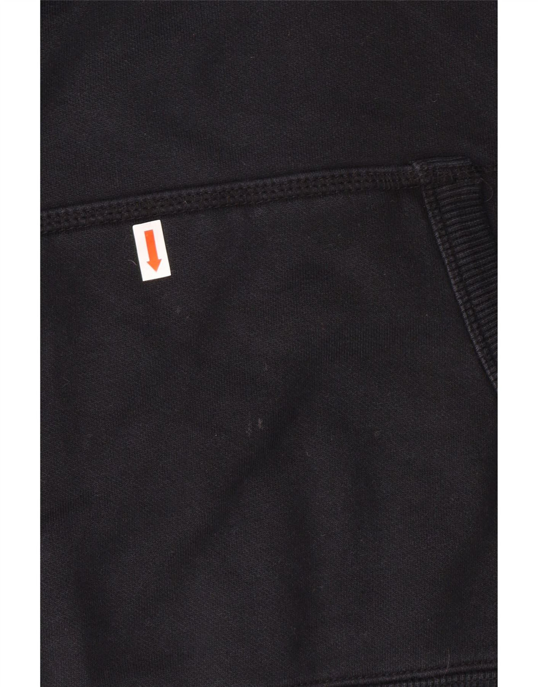 Puma Pull à capuche graphique pour femme UK 16 Large Noir Coton