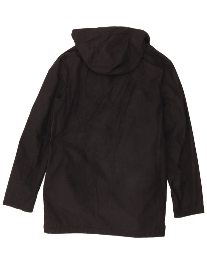 Lyle & Scott Veste coupe-vent à capuche pour homme UK 38 Medium Noir Polyester