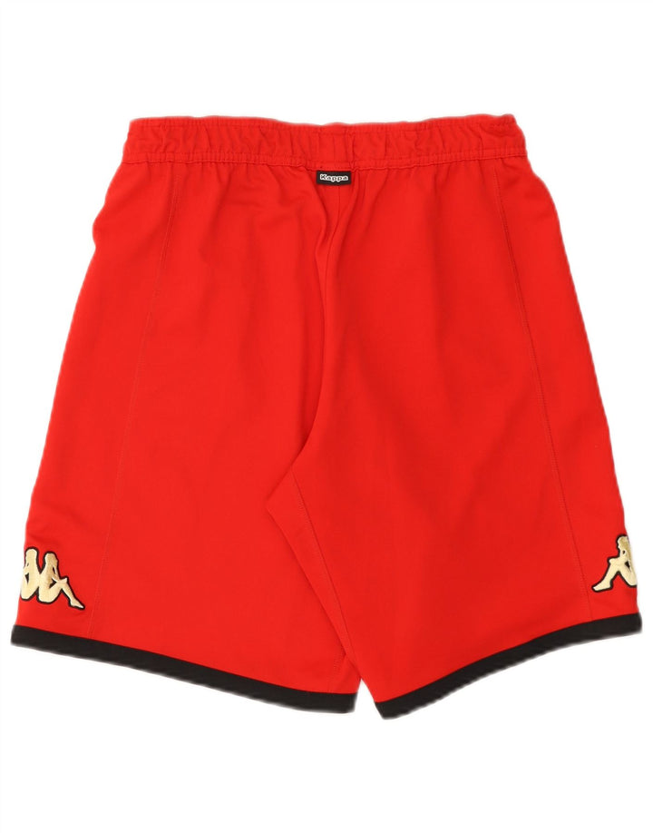 Kappa Short de Sport Homme XL Rouge Polyester