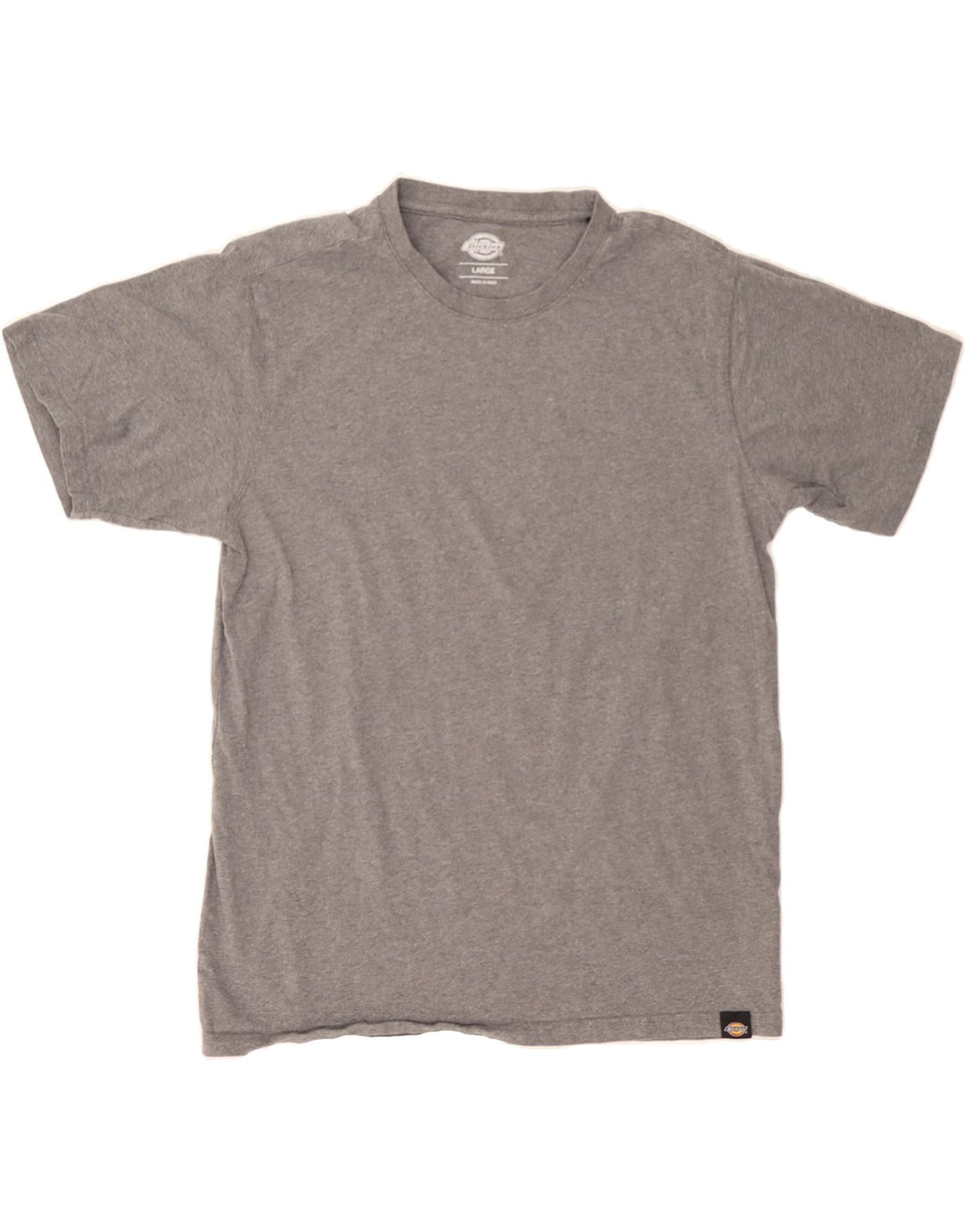DICKIES Womens T-Shirt Top UK 16 Large Grey Cotton Vintage Dickies and Second-Hand Dickies from Messina Hembry 