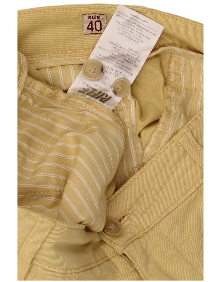 RIFLE Short Chino Homme W40 XL Jaune Coton