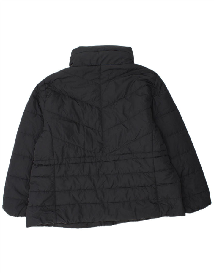 Marks & Spencer Veste matelassée à capuche pour femme UK 22 3XL Noir Polyester