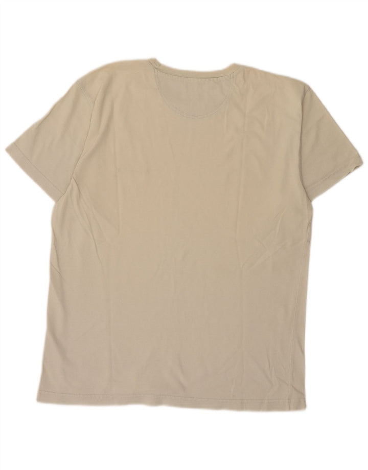 Champion T-Shirt Homme Haut Large Coton Beige