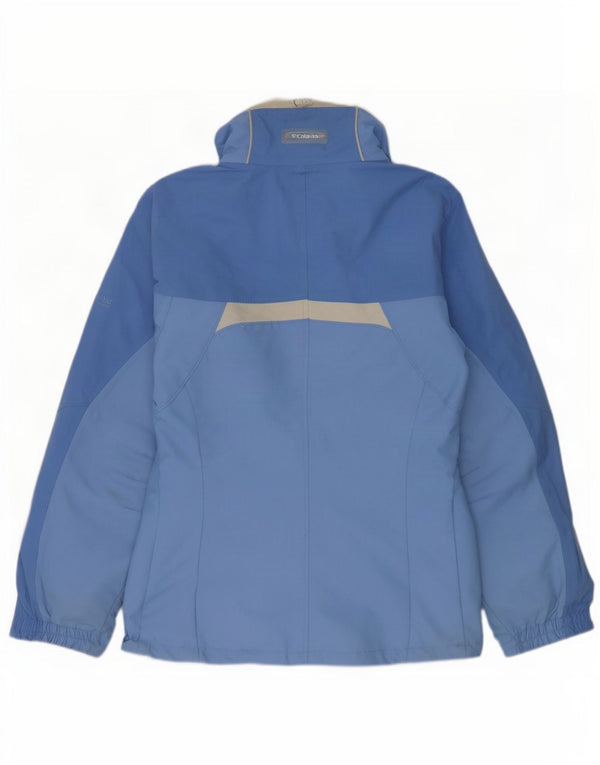 Columbia Veste de pluie Interchange pour femme UK 16 Large Bleu Colorblock Nylon