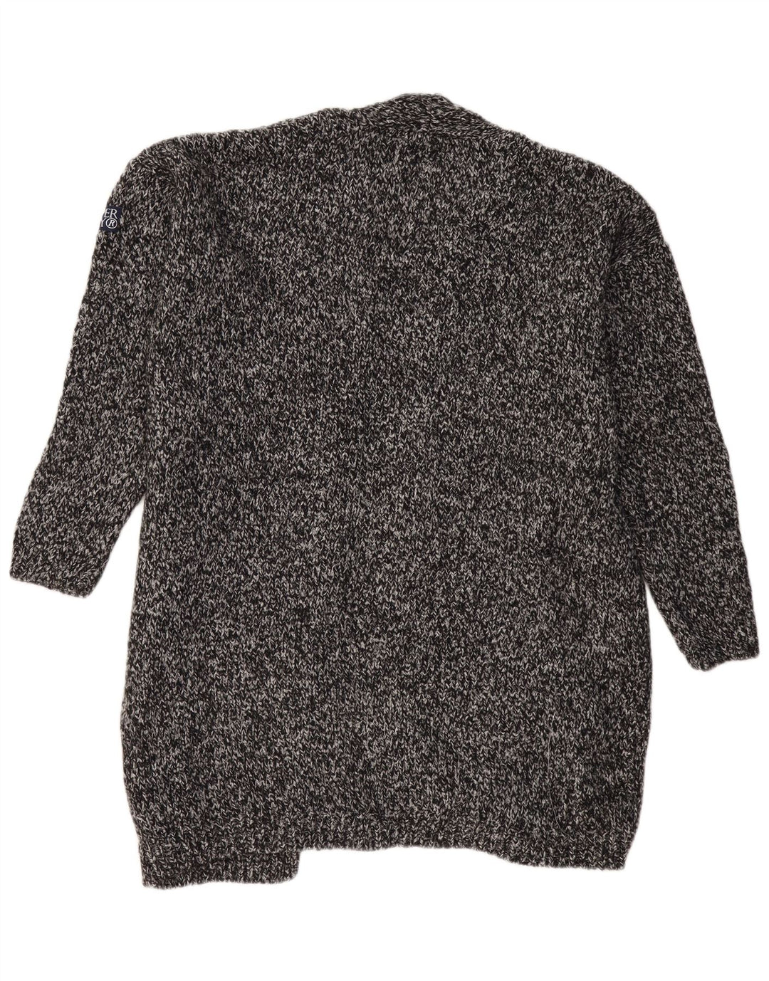SUPERDRY Cardigan long surdimensionné pour femme UK 18 XL Gris moucheté