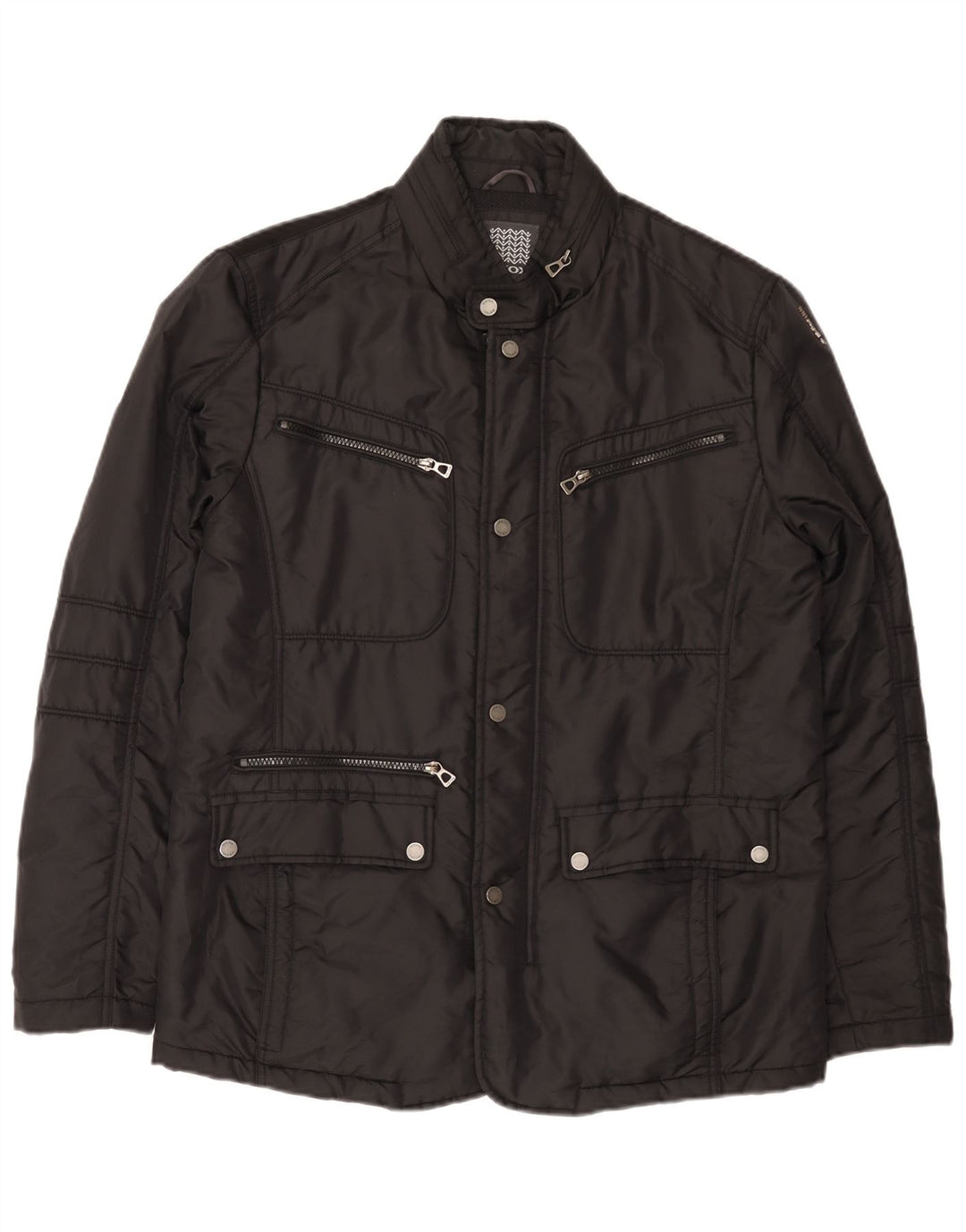 Geox Veste coupe-vent pour homme UK 40 Large Noir