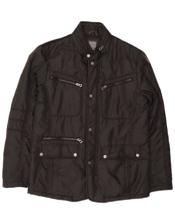 Geox Veste coupe-vent pour homme UK 40 Large Noir
