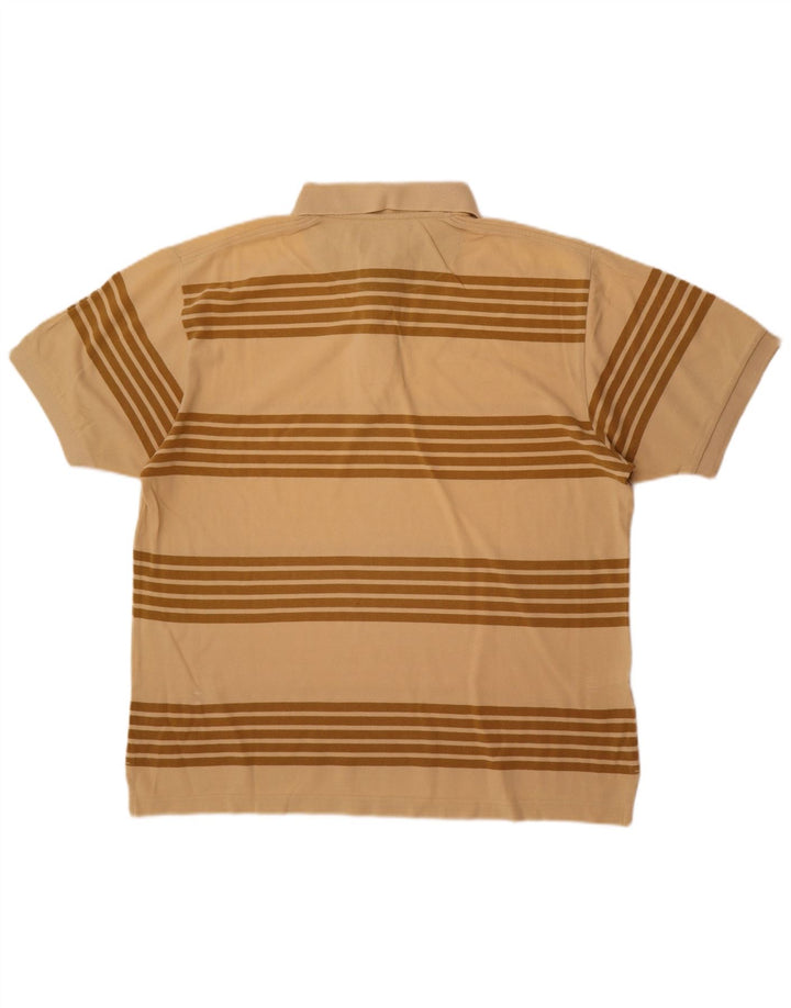 Champion Polo Homme Large Beige Rayé