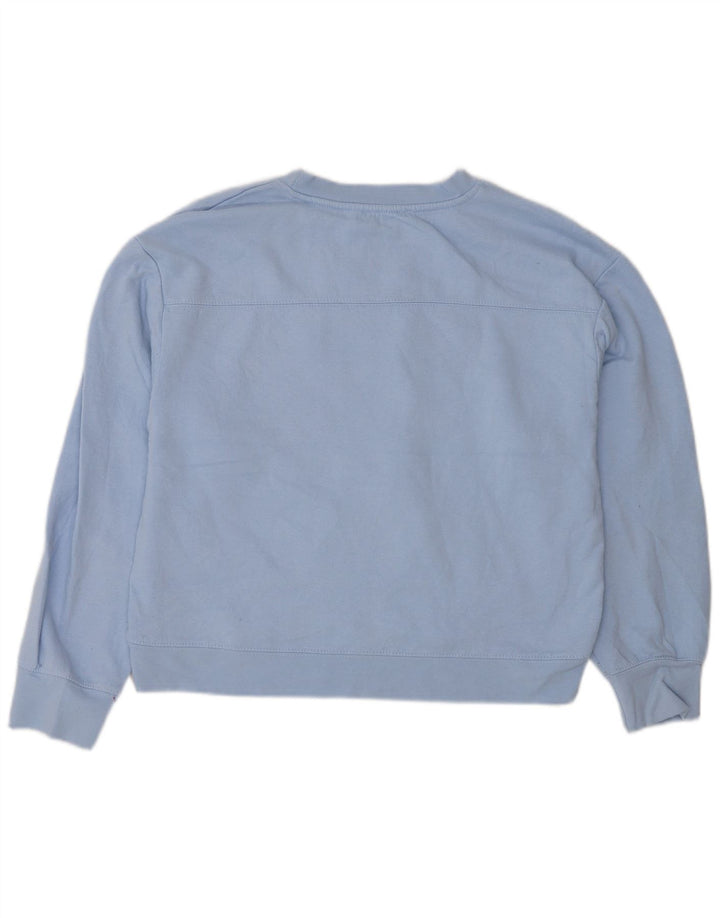 Zara Sweat-shirt pour femme UK 14 Bleu moyen