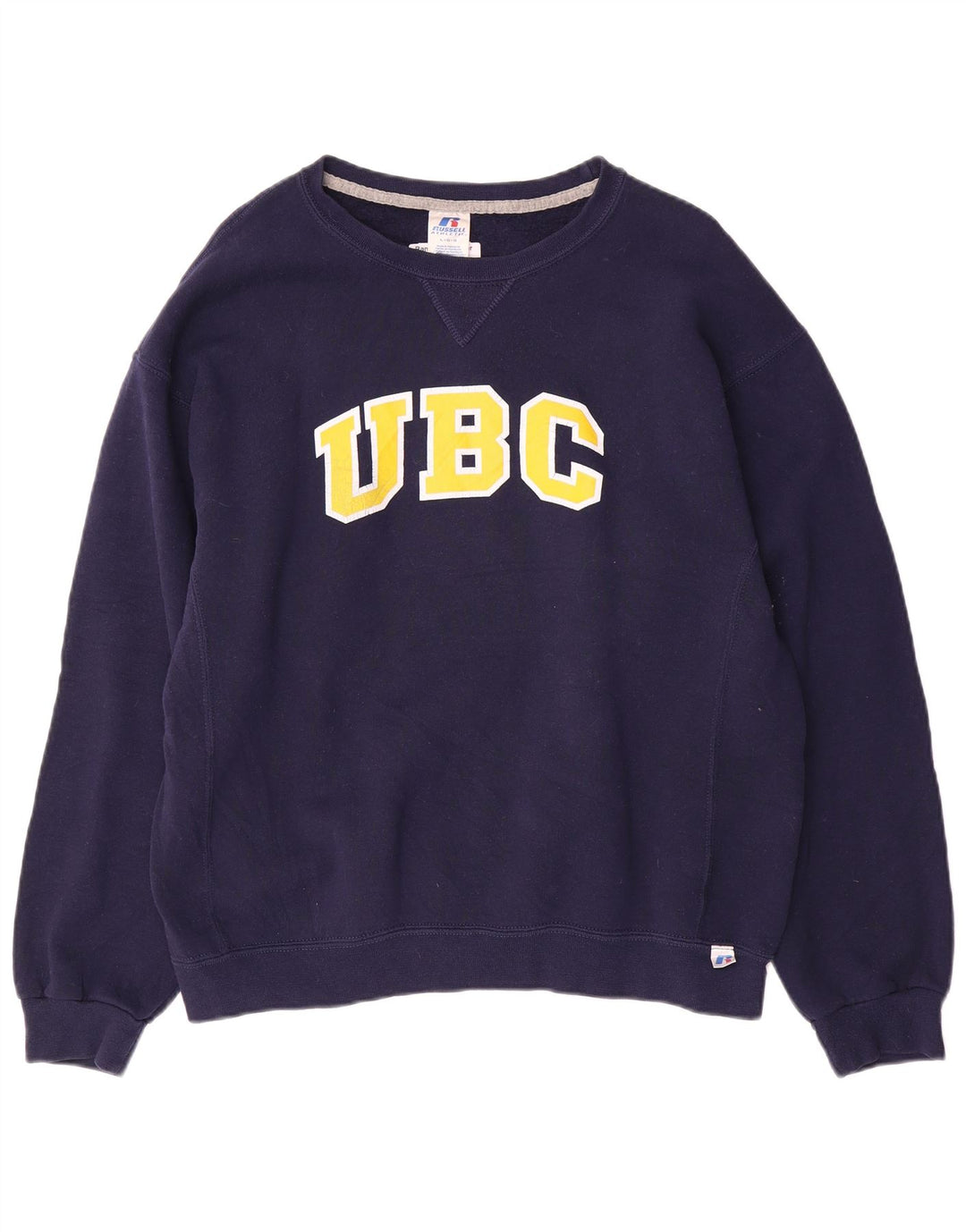 RUSSELL ATHLETIC Sweat-shirt pour femme UK 16 Large Bleu marine