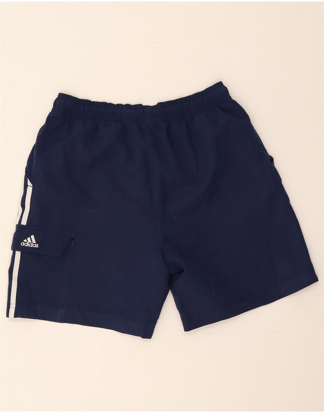 Adidas Short de sport pour homme Petit bleu marine Polyester