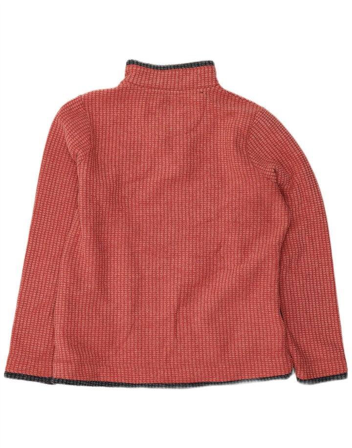 Weird Fish Pull polaire à col zippé pour femme UK 12 Rose moyen Polyester