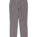 Pantalon Chino Slim Femme Zara Petit W27 L28 Bleu Polyester