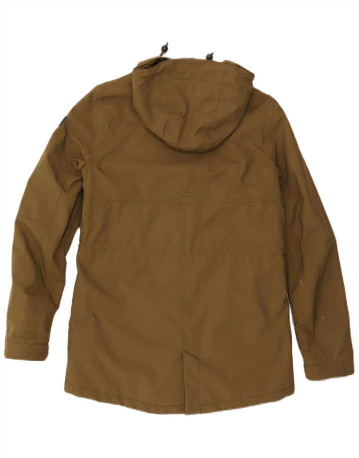 O'Neill Veste Parka à capuche pour femme UK 14 Large Kaki Polyester