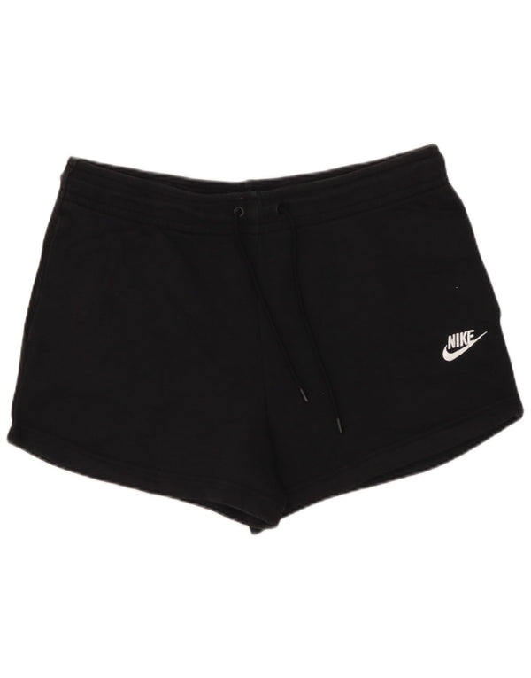 NIKE Short de sport pour femme UK 14 Noir moyen