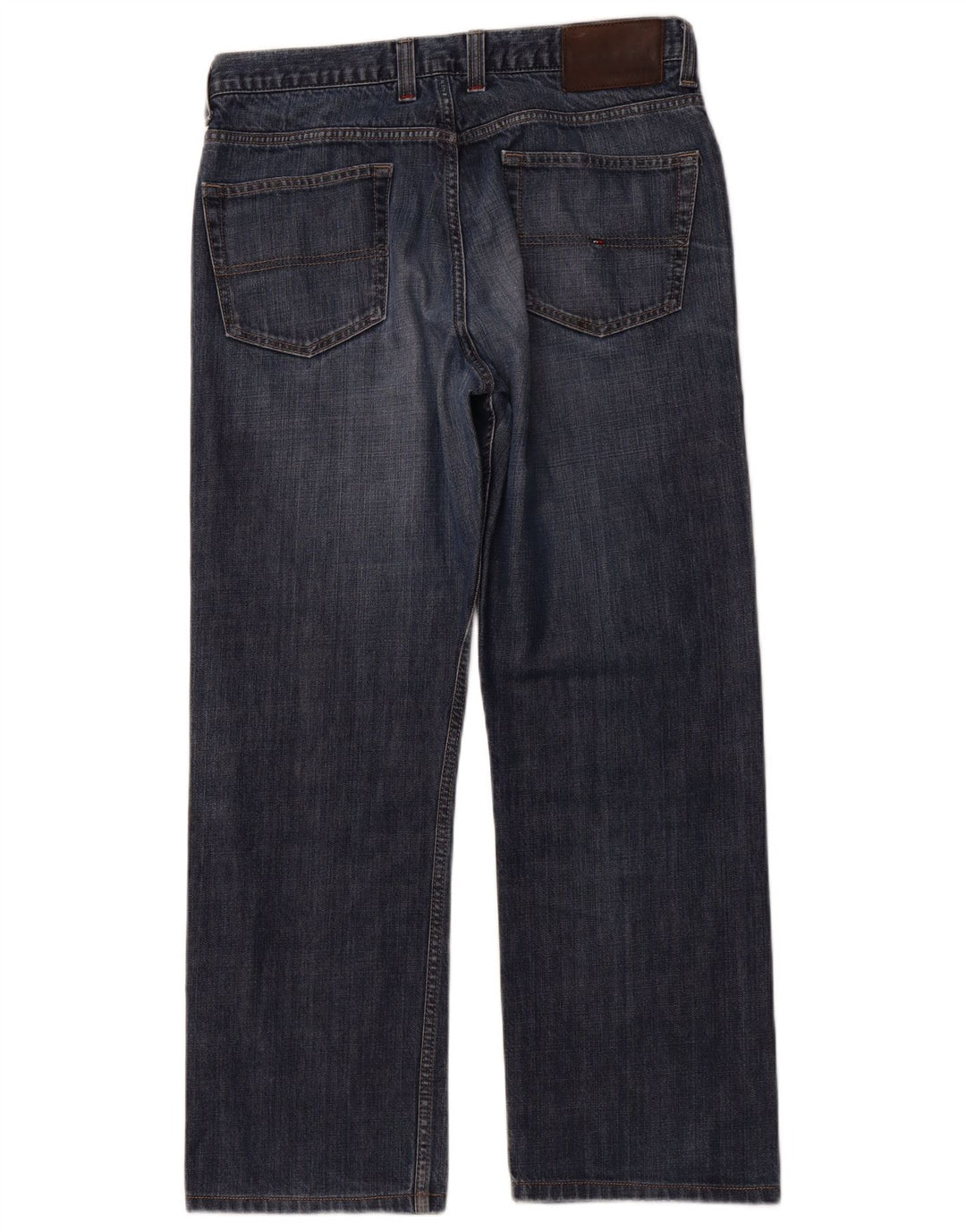 TOMMY HILFIGER Jean Droit Homme W34 L32 Bleu Coton