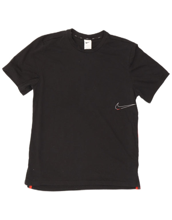 Nike T-shirt graphique en coton color block noir moyen pour homme