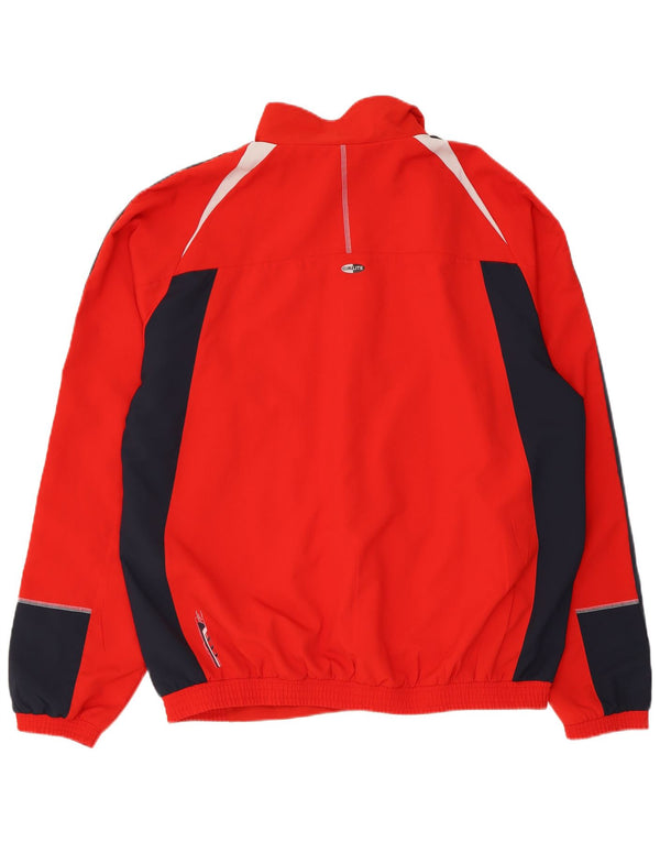 Adidas Hommes Clima 365 Survêtement Top Veste XL Rouge Colorblock Polyester