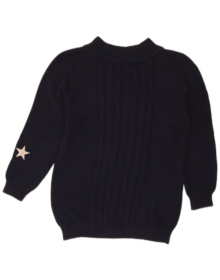 Iceberg Pull col roulé pour femme IT 42 Bleu marine moyen en coton