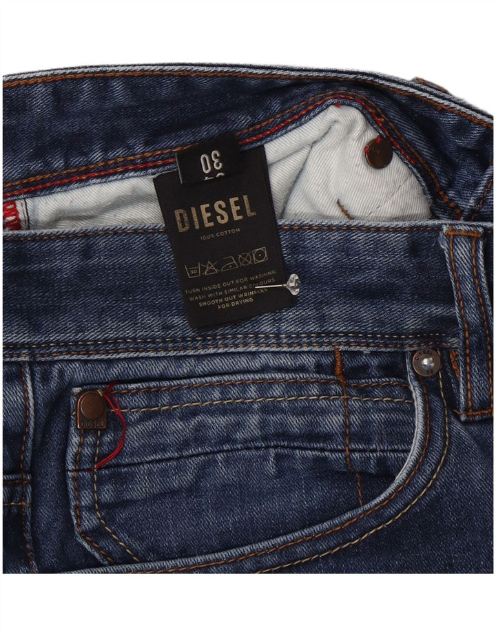 Diesel Jean Droit Homme W34 L30 Bleu Coton