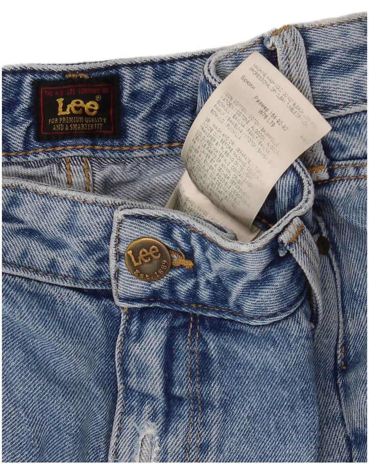 Lee Jean Mom Droit Homme W30 L31 Bleu Coton