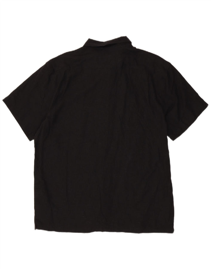 Billabong Chemise à manches courtes pour hommes Grand lin noir