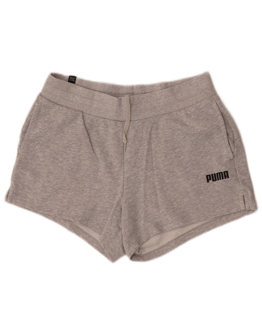 Puma Short de sport pour femme UK 12 Gris moyen Coton