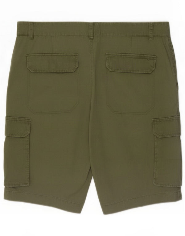 Marks & Spencer Short cargo pour hommes Large W36 Coton kaki