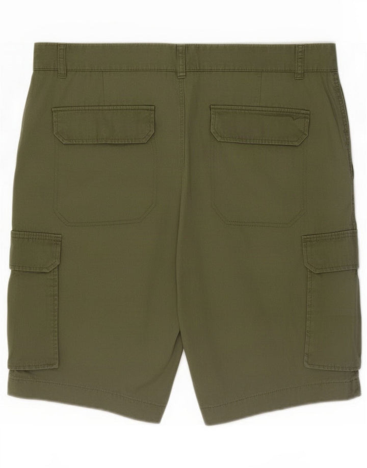 Marks & Spencer Short cargo pour hommes Large W36 Coton kaki