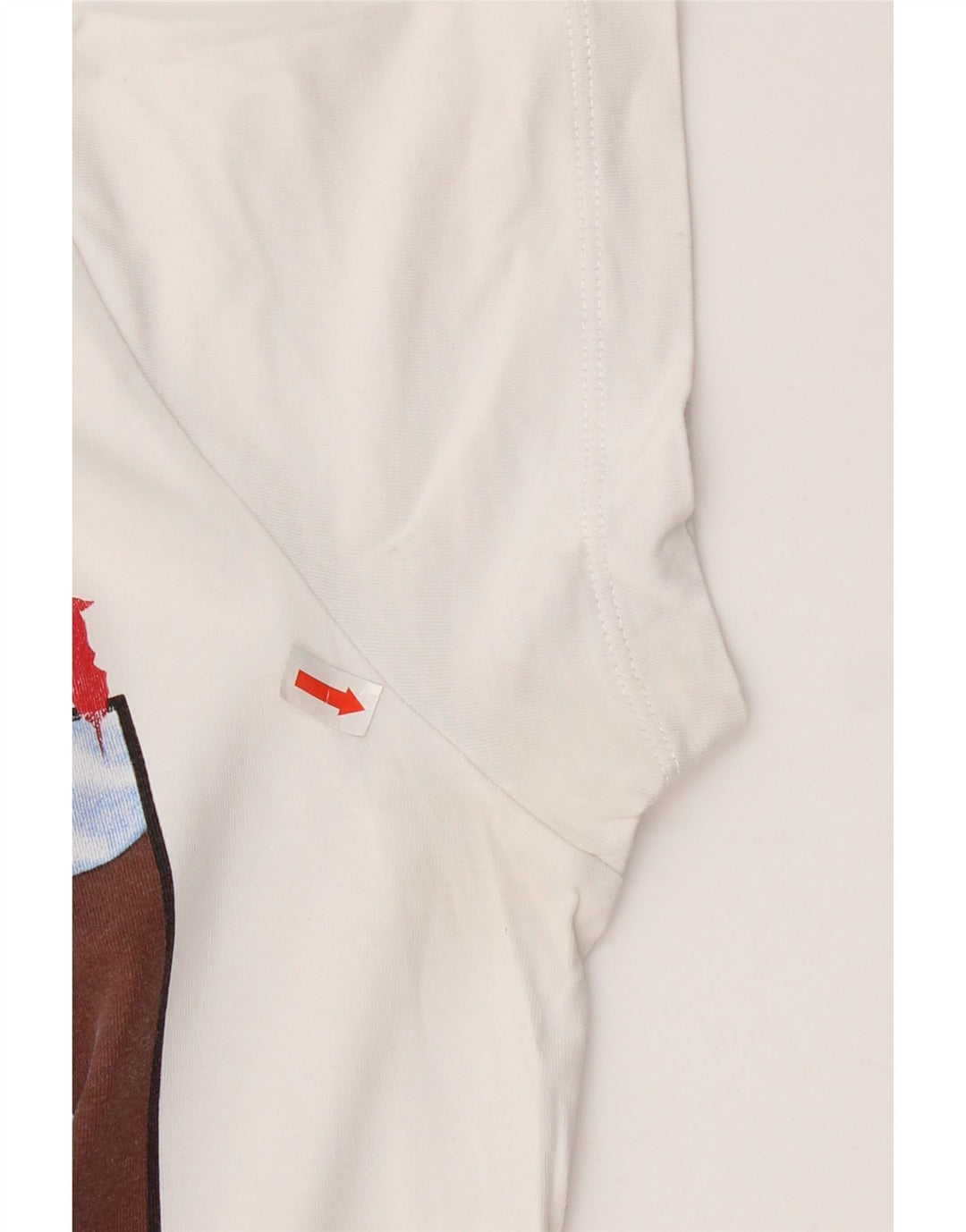 Trussardi Jeans T-Shirt Graphique Femme UK 12 Medium Blanc