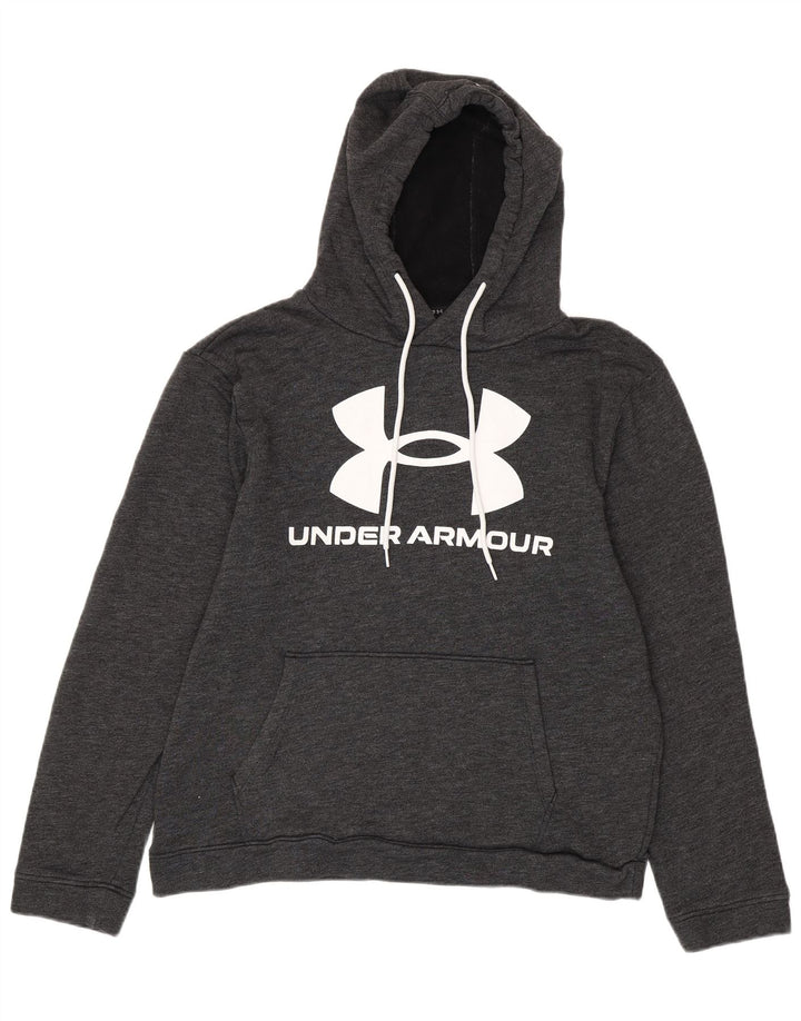 UNDER ARMOUR Pull à capuche graphique coupe ample pour homme, grand gris chiné