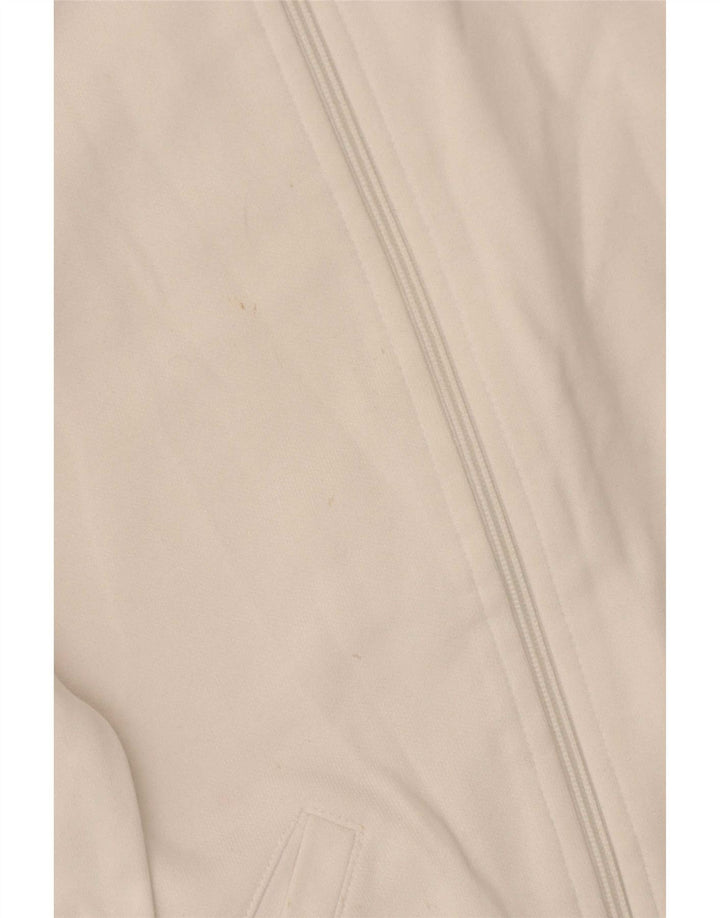 Champion Veste de survêtement pour femme UK 14 Medium Blanc Colorblock Coton