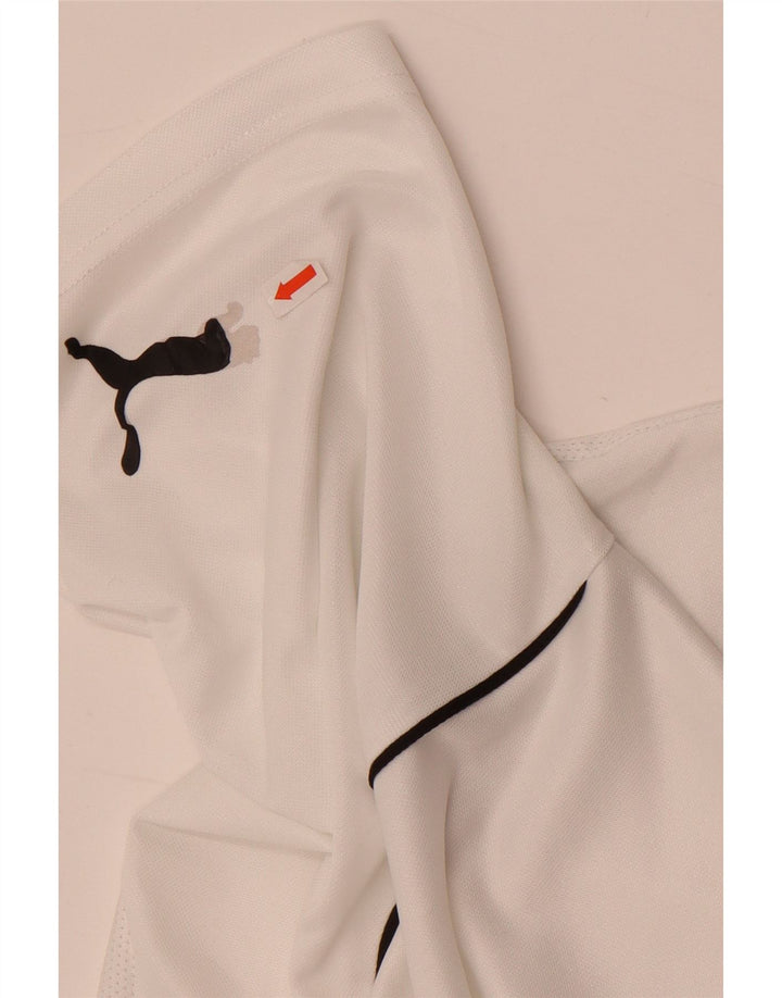 Puma T-Shirt Graphique Homme Blanc Moyen Polyester