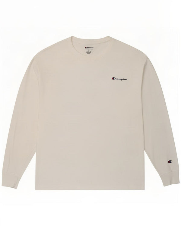 Champion Haut à manches longues pour homme XL en coton blanc