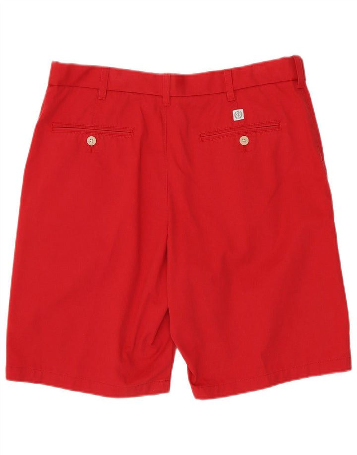 Marks & Spencer Short Chino Homme W34 Grand Rouge Coton