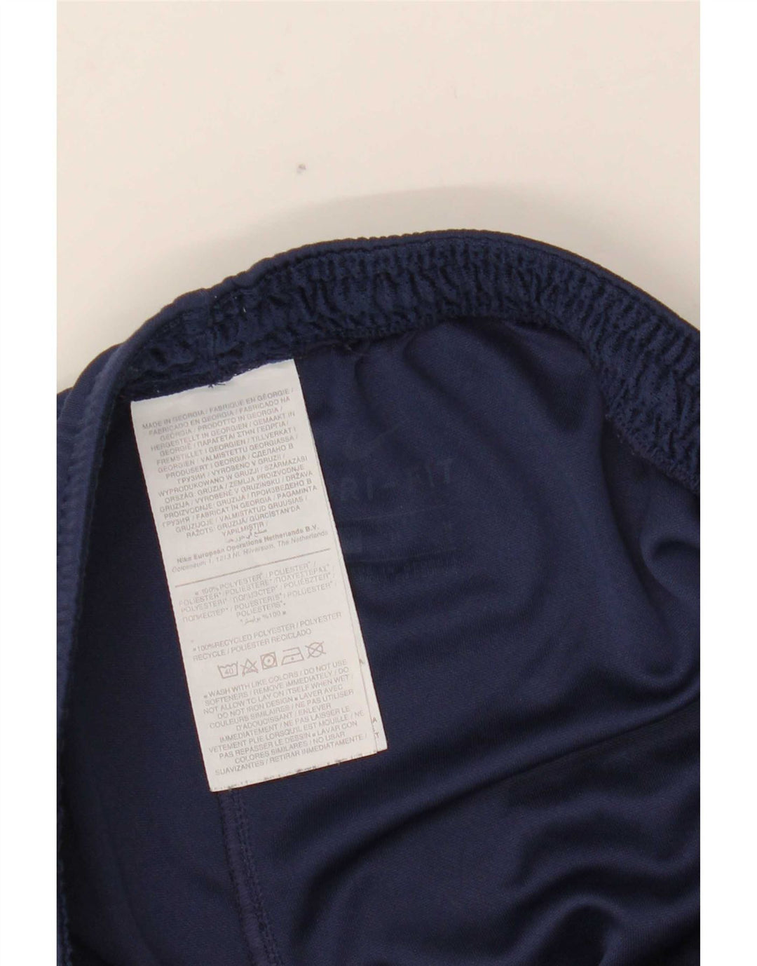 Nike Short de sport Dri Fit pour homme en polyester bleu marine moyen