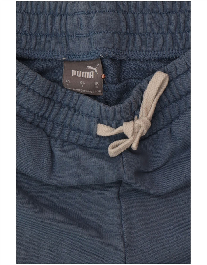 PUMA Short de Sport Graphique Homme Petit Bleu Coton