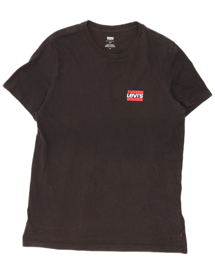 Levi's T-Shirt Slim Fit Homme Noir Coton